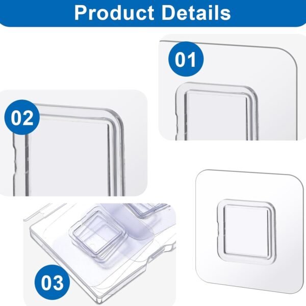 Self-Adhesive Wall Hook No Drill Mount for Home & Office