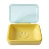Plastic Soap Case with Cute Smiley Design – Travel Friendly & Hygienic