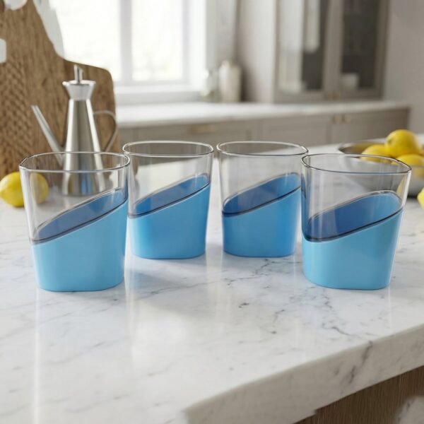 SeloGlass-06 Plastic Selo Glass – Modern Design with Grip Base for Easy Handling