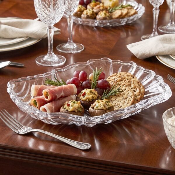 Crystal Glass Turtle with Plate Tray Set for Vastu and Home Decor (2 Pc Set)