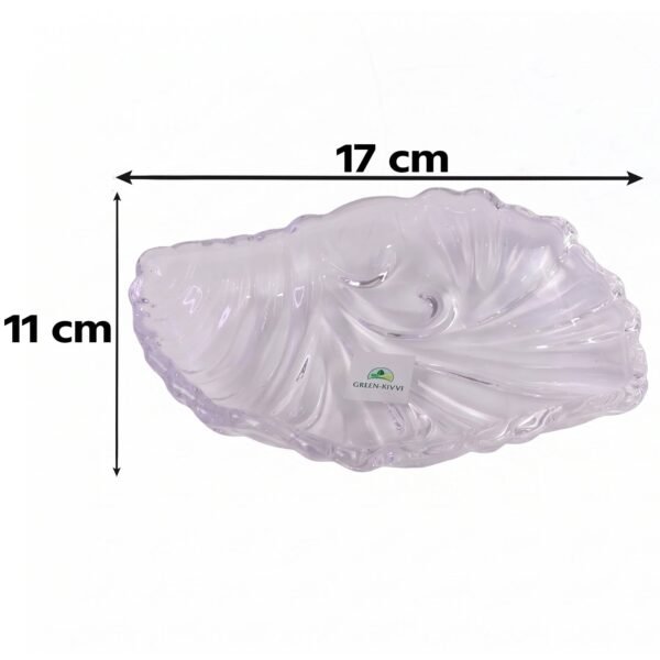 Crystal Glass Turtle with Plate Tray Set for Vastu and Home Decor (2 Pc Set)