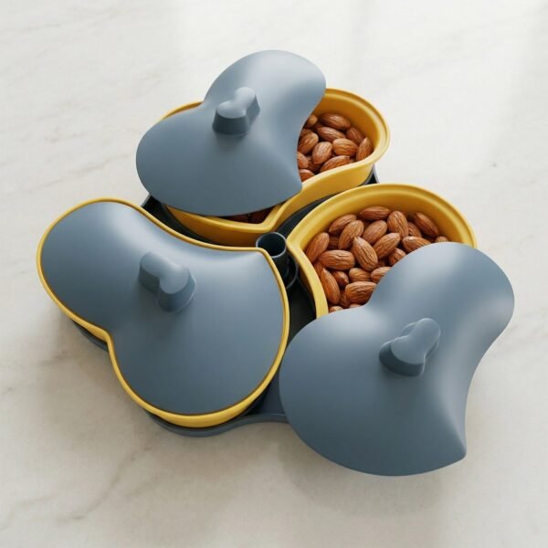 Multipurpose Snack Serving Tray with Lid – Elegant & Convenient