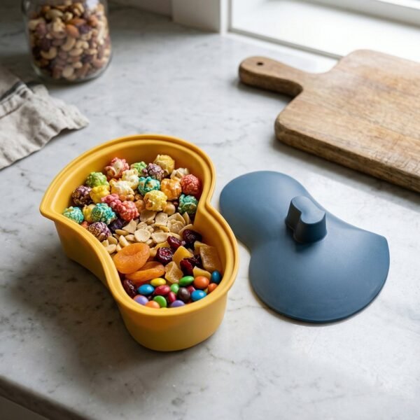 Multipurpose Snack Serving Tray with Lid – Elegant & Convenient