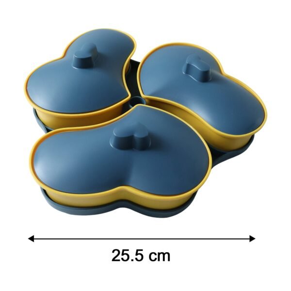 Multipurpose Snack Serving Tray with Lid – Elegant & Convenient