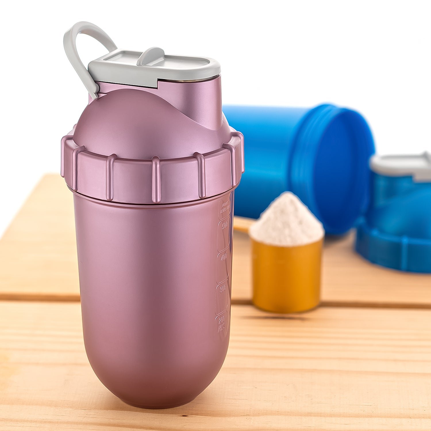 Gym Shaker Bottle 800ML – Leakproof & BPA-Free Fitness Mixer
