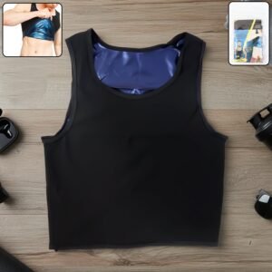 Men’s Sweat Shaper Tank Top – Slim Fit Neoprene for Posture & Sweat