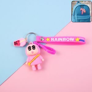 Cartoon Character Keychain – Cute Rainbow Strap Bag Charm