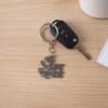Om Namah Shivay Keychain – Durable Metal Spiritual Accessory