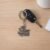 Om Namah Shivay Keychain – Durable Metal Spiritual Accessory