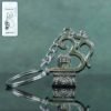 Om Shivling Metal Keychain – Durable Spiritual Pocket Charm