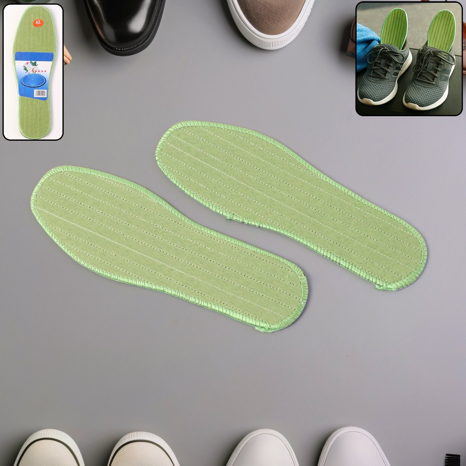 Comfort Shoe Insoles – Soft Cushioned Daily Foot Support Size 42