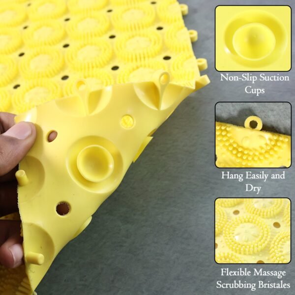 Anti-Slip Bathroom Massage Mat – Safety & Soothing Comfort