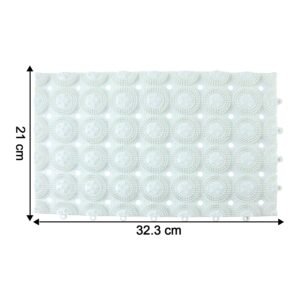 Bathroom Massage Mat – Anti-Slip Safety with Suction Cups (4-Pack)