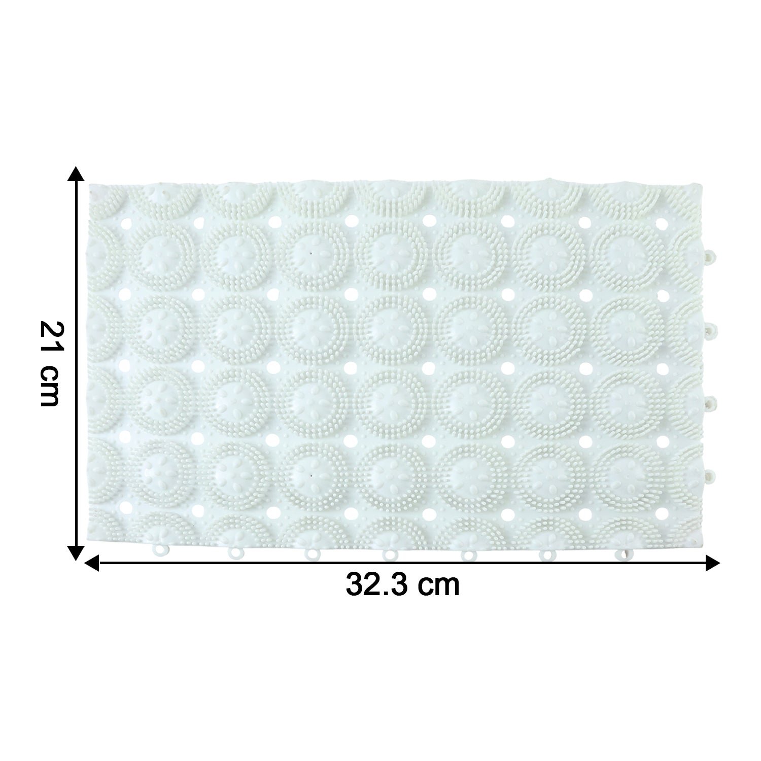 Bathroom Massage Mat – Anti-Slip Safety with Suction Cups (4-Pack)