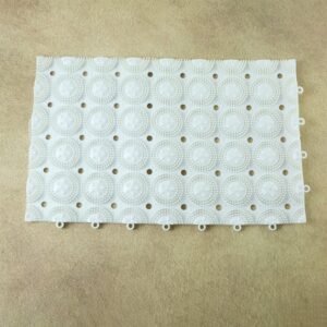 Bathroom Massage Mat – Anti-Slip Safety with Suction Cups (4-Pack)