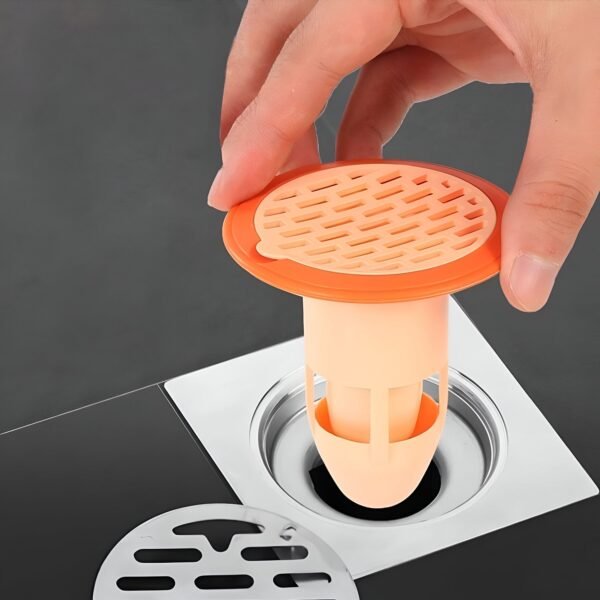 Plastic Drain Strainer – Efficient Hair Catcher for Bathroom & Kitchen
