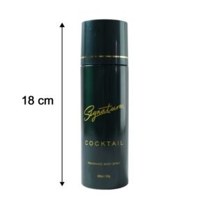 Signature Cocktail Deodorant Body Spray – Long Lasting Fragrance for Men