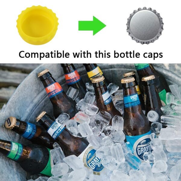 Reusable Silicone Bottle Cap Cover – Leak-Proof and Food-Grade