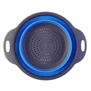 Silicone-Colander-7 Foldable Silicone Strainer – Space-Saving Kitchen Drainer with Handles