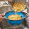 Silicone Collapsible Strainer – Space-Saving Kitchen Tool for Easy Draining