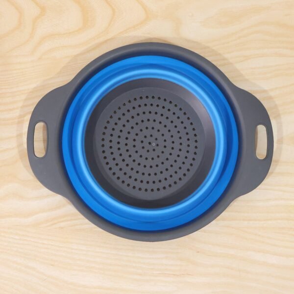 Silicone Collapsible Strainer – Space-Saving Kitchen Tool for Easy Draining