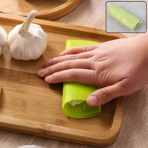 Silicone Garlic Peeler Tube – Mess-Free & Easy Garlic Skin Remover