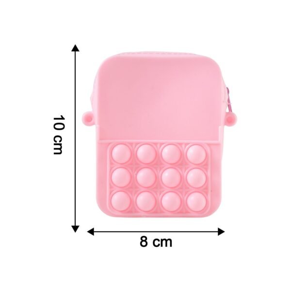 SiliconePopItZipperPouch-size.jpg Kids Pop It Fidget Shoulder Bag – Fun Silicone Crossbody