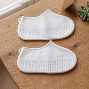 Small Waterproof Silicone Rain Shoe Cover – Non Slip Foldable