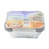 Aluminium Food Container with Lid – 450 ml Leak-Resistant 10 Pc