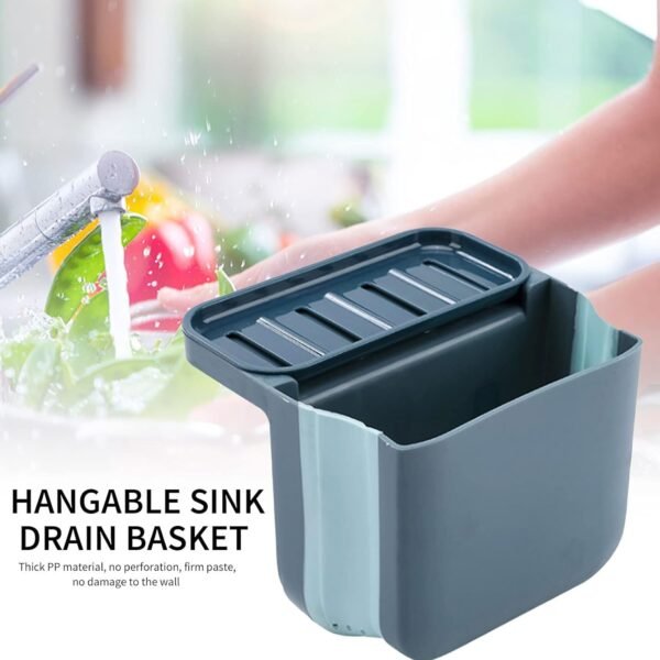 Kitchen Sink Hanging Storage Basket – Suction Cup Design