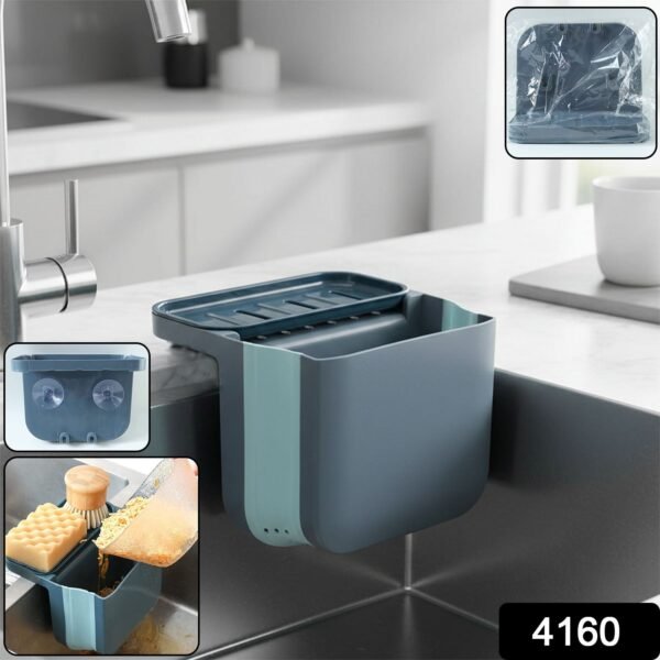 Kitchen Sink Hanging Storage Basket – Suction Cup Design