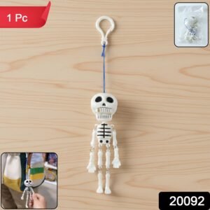Skeleton Doll Keychain – Fun Hanging Clip-On Bag Charm