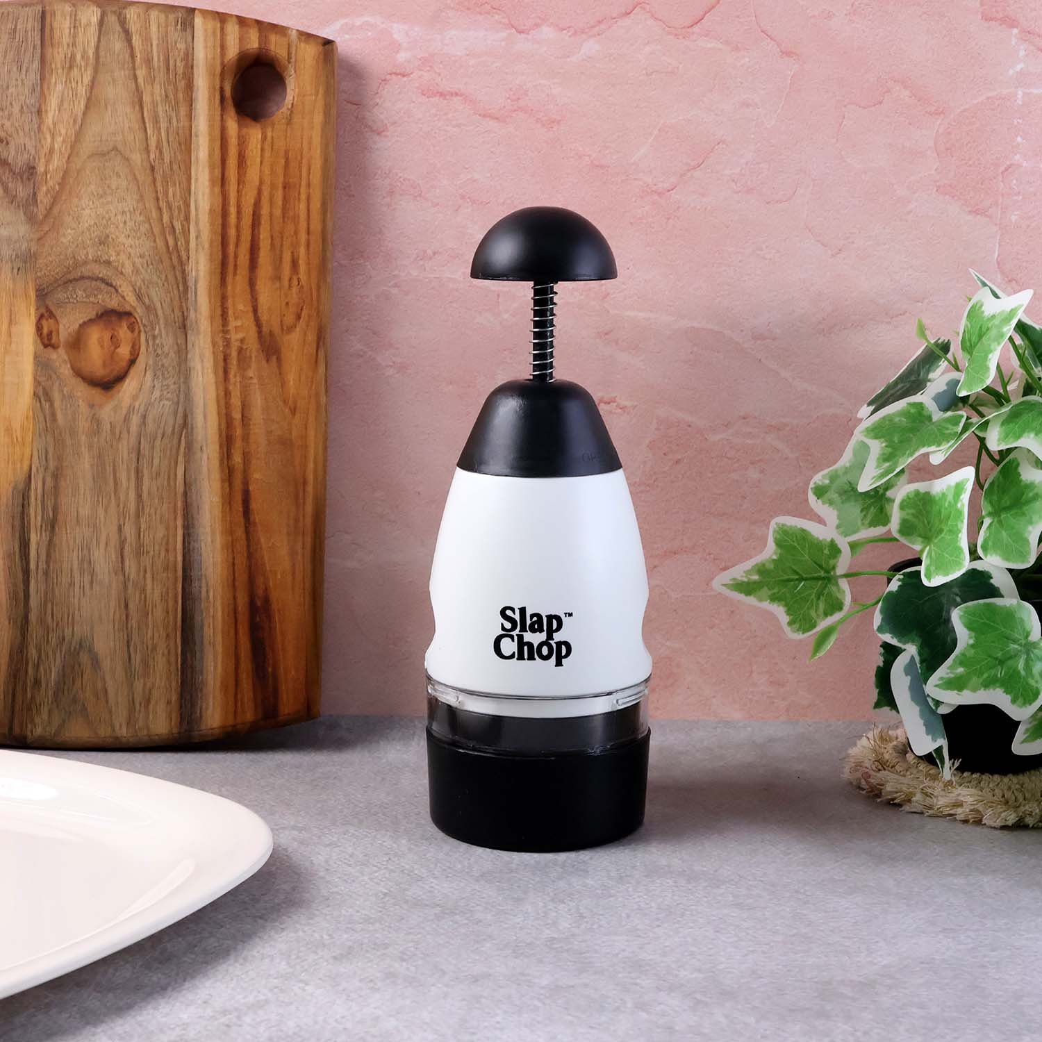 Vegetable & Fruit Chopper – Manual Slap Chop for Quick Prep
