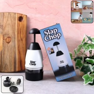 Vegetable & Fruit Chopper – Manual Slap Chop for Quick Prep