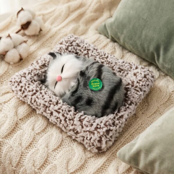 Cute Plush Cat Showpiece – Perfect for Car & Home Decor