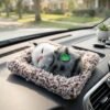 Cute Plush Cat Showpiece – Perfect for Car & Home Decor