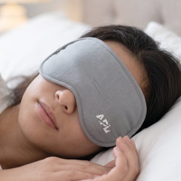 Soft Sleeping Eye Mask for Travel Home and Night Rest Mix Design (1 Pc)