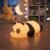 Sleeping Panda LED Night Light, Cute Silicone Bedside Lamp for Kids (1 Pc)