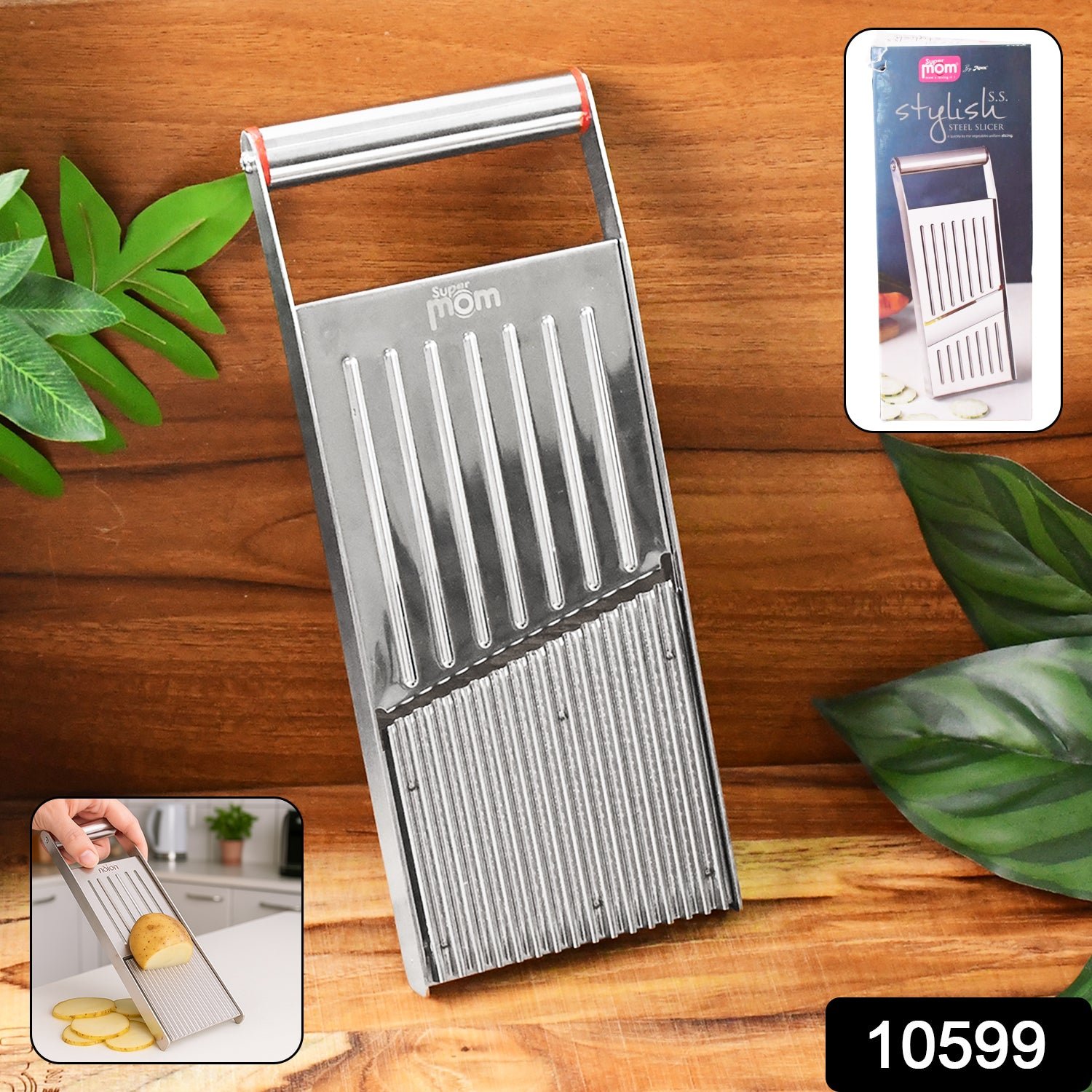 Vegetable & Fruit Slicer – Sharp Stainless Steel Blade for Easy Cutting