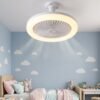 2 In 1 LED Ceiling Fan with Light for Bedroom Living Room E27 Base (1 Set)