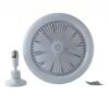 2 In 1 LED Ceiling Fan with Light for Bedroom Living Room E27 Base (1 Set)