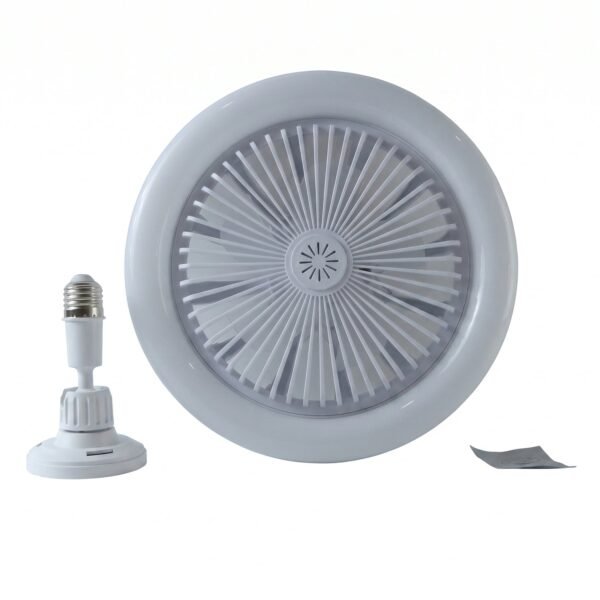 2 In 1 LED Ceiling Fan with Light for Bedroom Living Room E27 Base (1 Set)