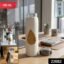 Glass Water Bottle with Phone Holder – Leakproof & Stylish Design