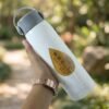 SmallWaterbottle-05 Glass Water Bottle with Phone Holder – Leakproof & Stylish Design