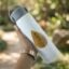 Glass Water Bottle with Phone Holder – Leakproof & Stylish Design
