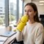 400 ML Smiley Face Glass Travel Water Bottle with Silicone Sleeve (1 Pc)