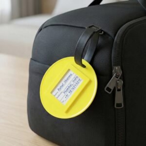 Luggage Tag – Bright Emoji Design for Easy Identification