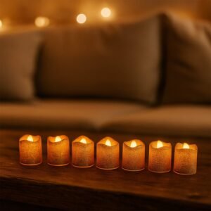 LED Tealight Candles – Safe Flameless Decorative Set of 24
