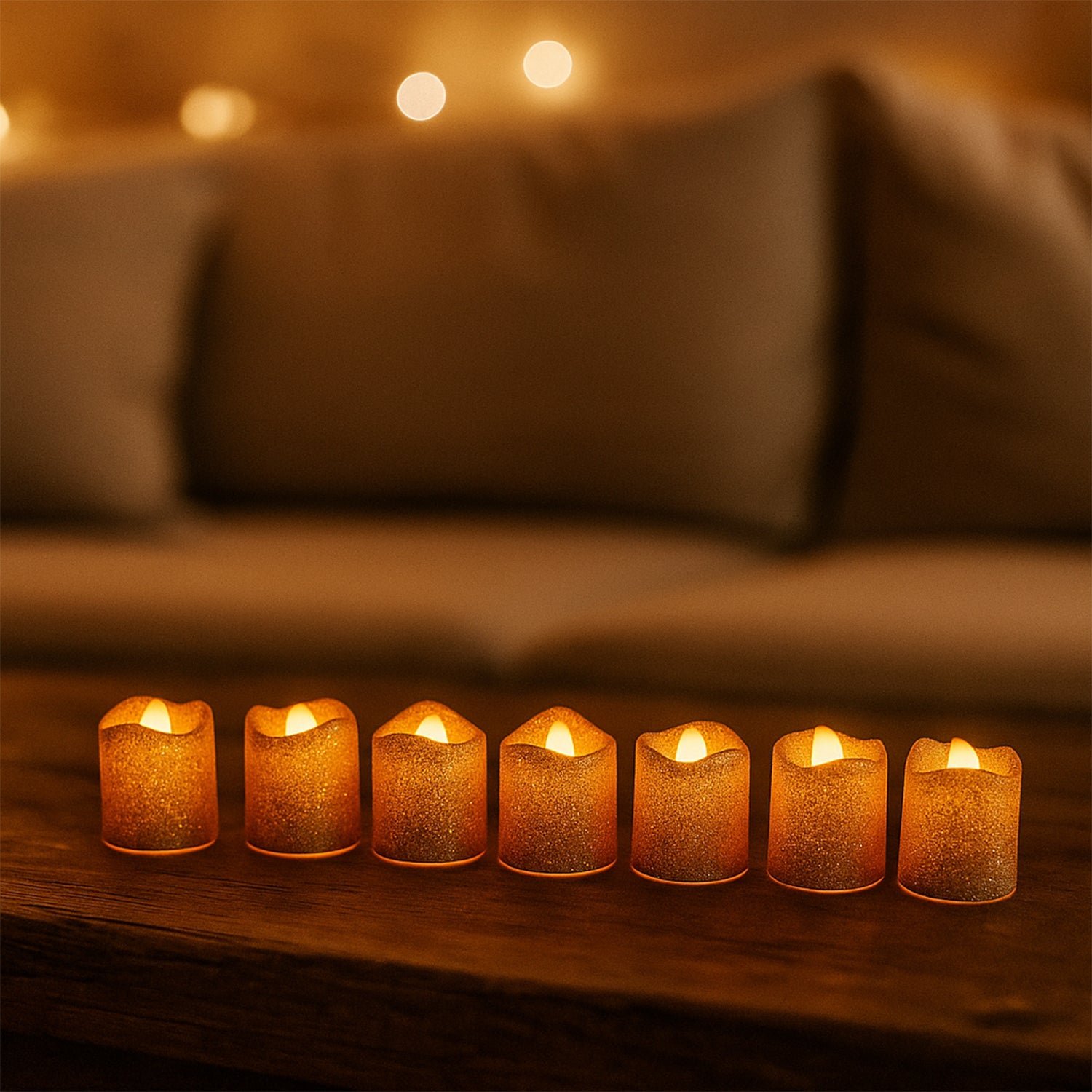 LED Tealight Candles – Safe Flameless Decorative Set of 24