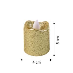 LED Tealight Candles – Safe Flameless Decorative Set of 24